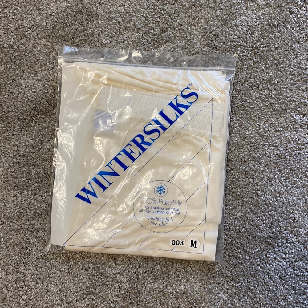 Vintage winter silks pants, still in packaging never used.